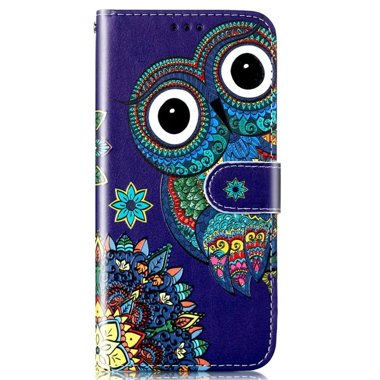 For Samsung Galaxy A05s 4G Phone Case PU Leather Pattern Printed Flip Stand Cover