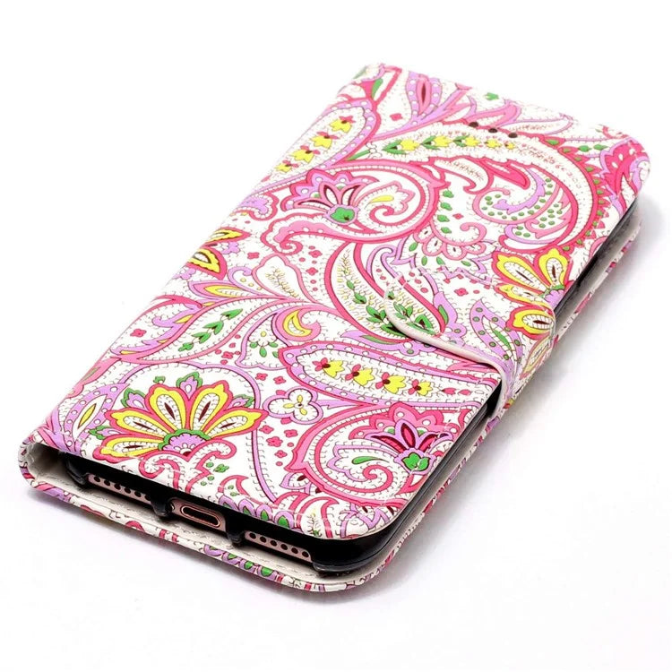 For Oppo A79 5G / A2 5G Case PU Leather+TPU Pattern Printed Flip Stand Phone Protector