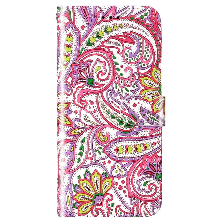 For Oppo A79 5G / A2 5G Case PU Leather+TPU Pattern Printed Flip Stand Phone Protector