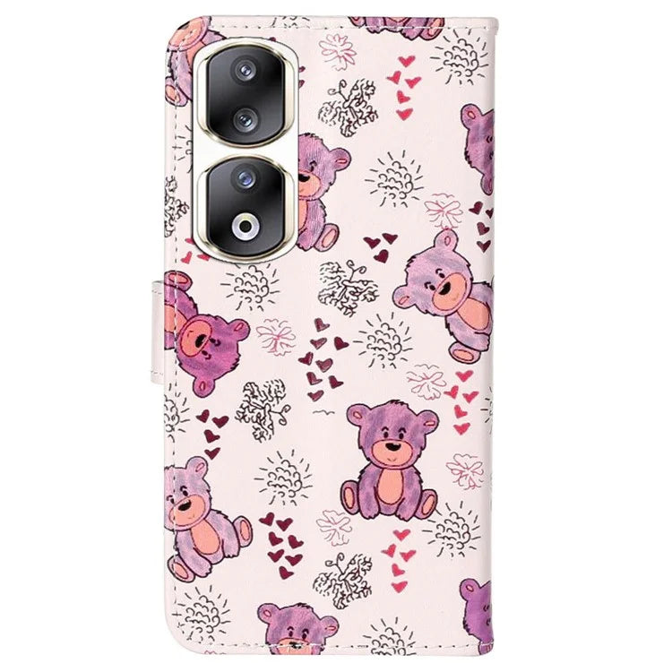 For Honor 90 Pro Phone Case Shockproof Leather Flip Stand Protective Cover