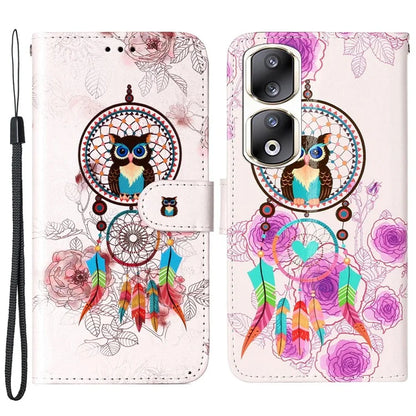 For Honor 90 Pro Phone Case Shockproof Leather Flip Stand Protective Cover
