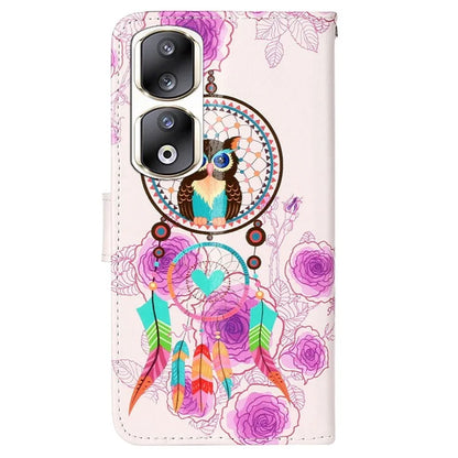 For Honor 90 Pro Phone Case Shockproof Leather Flip Stand Protective Cover