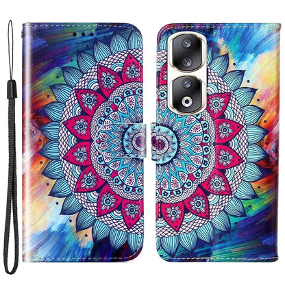 For Honor 90 Pro Phone Case Shockproof Leather Flip Stand Protective Cover