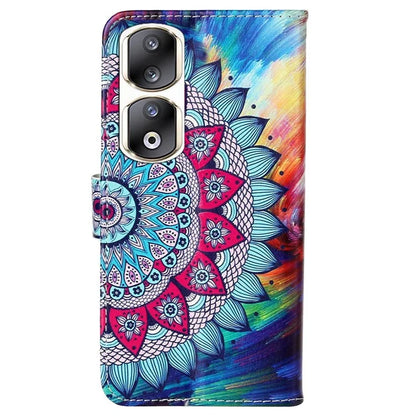 For Honor 90 Pro Phone Case Shockproof Leather Flip Stand Protective Cover