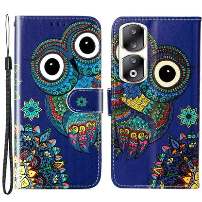 For Honor 90 Pro Phone Case Shockproof Leather Flip Stand Protective Cover