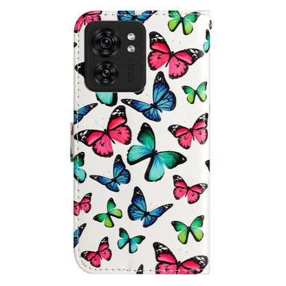 For Motorola Edge 40 5G Case Pattern Printing Folio Stand Phone Cover with Magnetic Clasp