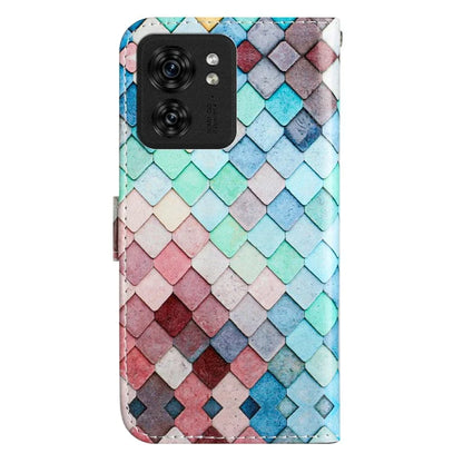 For Motorola Edge 40 5G Case Pattern Printing Folio Stand Phone Cover with Magnetic Clasp