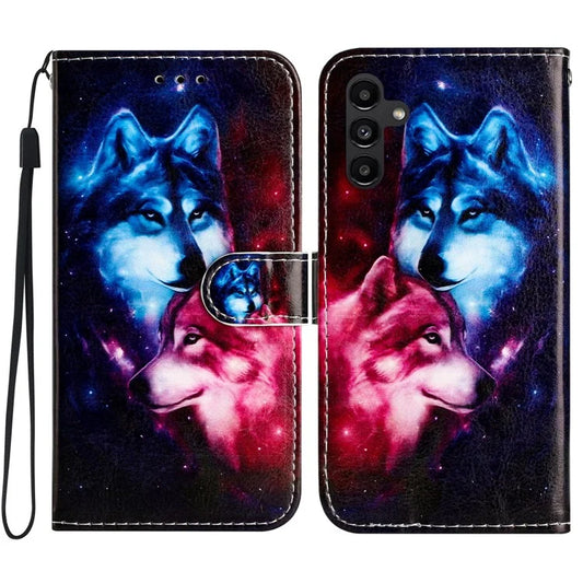 For Samsung Galaxy A05s 4G Case Leather Pattern Printing Folio Phone Stand Cover