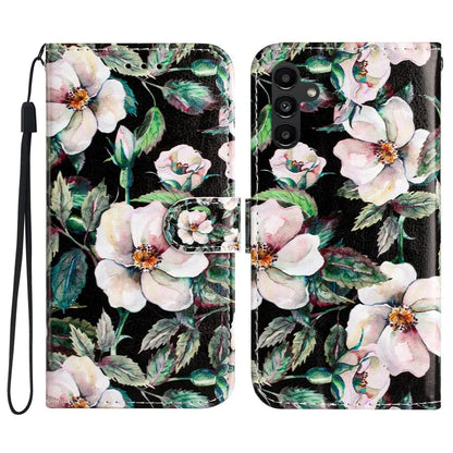 For Samsung Galaxy A05s 4G Case Leather Pattern Printing Folio Phone Stand Cover