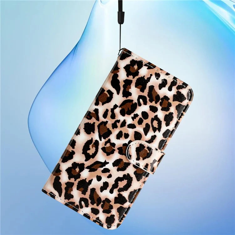 For Samsung Galaxy A05s 4G Case Leather Pattern Printing Folio Phone Stand Cover