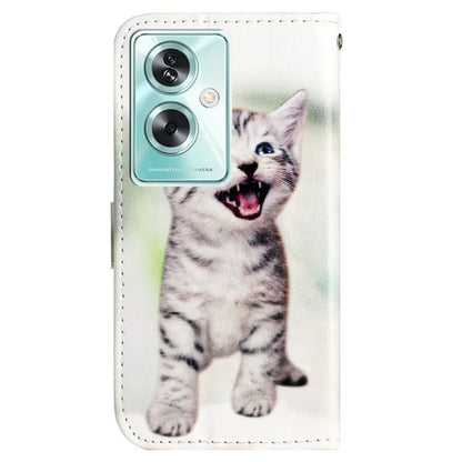 For Oppo A79 5G / A2 5G Case Pattern Printing Stand Magnetic Clasp Phone Cover