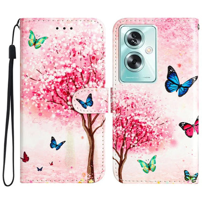 For Oppo A79 5G / A2 5G Case Pattern Printing Stand Magnetic Clasp Phone Cover