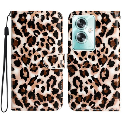 For Oppo A79 5G / A2 5G Case Pattern Printing Stand Magnetic Clasp Phone Cover