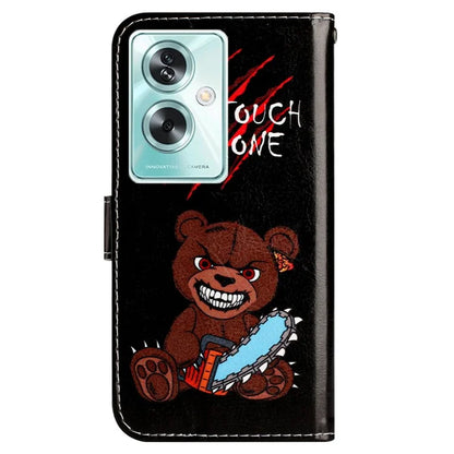 For Oppo A79 5G / A2 5G Case Pattern Printing Stand Magnetic Clasp Phone Cover