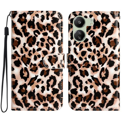 For Xiaomi Redmi 13C 4G / Poco C65 4G Case PU Leather Cover with Pattern Printing