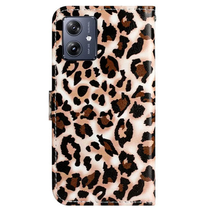 For Motorola Moto G54 5G Leather Case Pattern Printing Wallet Phone Cover