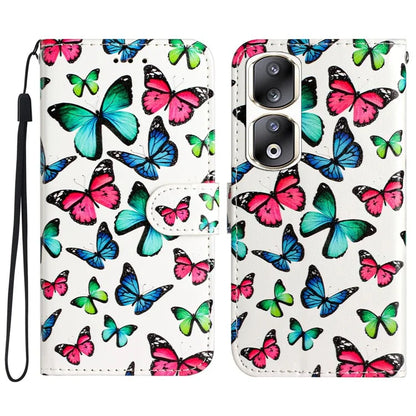For Honor 90 Pro Case Pattern Printing Phone Cover with Stand Wallet