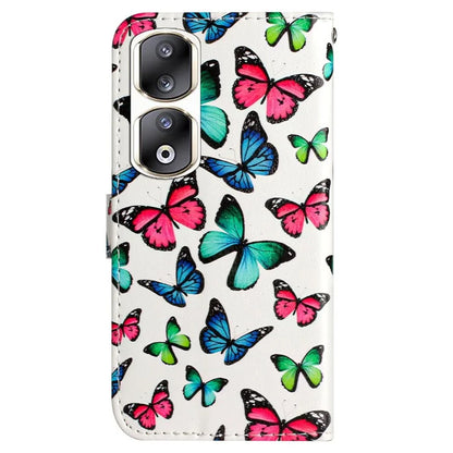 For Honor 90 Pro Case Pattern Printing Phone Cover with Stand Wallet