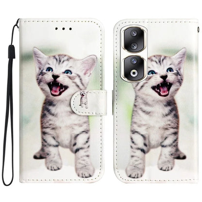 For Honor 90 Pro Case Pattern Printing Phone Cover with Stand Wallet