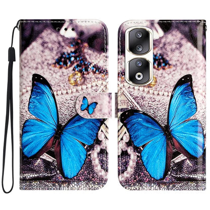 For Honor 90 Pro Case Pattern Printing Phone Cover with Stand Wallet
