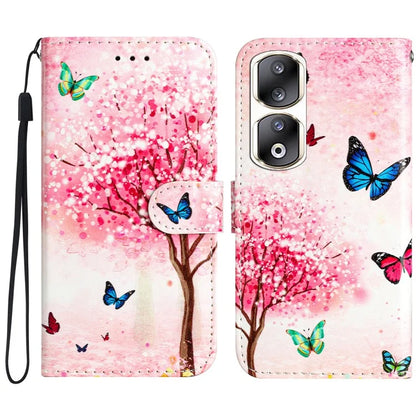 For Honor 90 Pro Case Pattern Printing Phone Cover with Stand Wallet