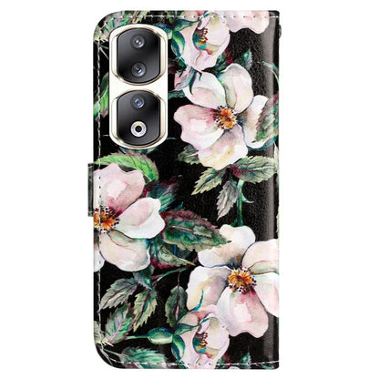 For Honor 90 Pro Case Pattern Printing Phone Cover with Stand Wallet
