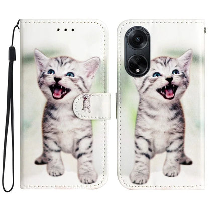 For Oppo A98 5G Case Pattern Printing Wallet Leather Phone Cover