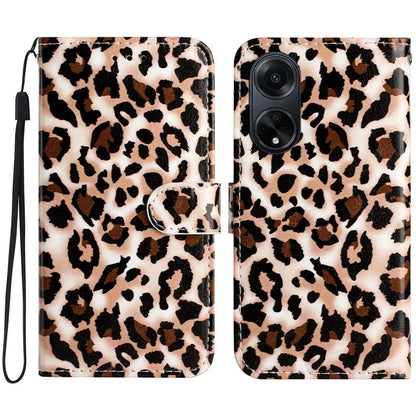 For Oppo A98 5G Case Pattern Printing Wallet Leather Phone Cover