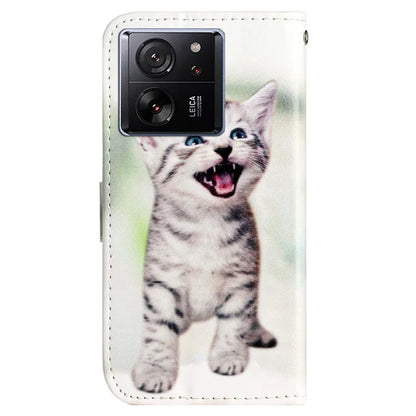 For Xiaomi 13T / 13T Pro / Redmi K60 Ultra Case Pattern Printing Leather Wallet Phone Cover