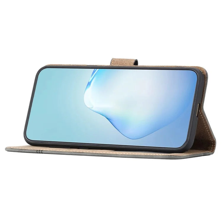 For Samsung Galaxy A05s 4G Case Wallet Stand Line Decor Leather Phone Cover