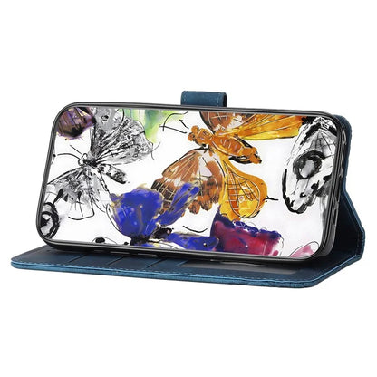 For Honor 90 Pro Leather Phone Case Butterfly Imprinted Wallet Flip Cover