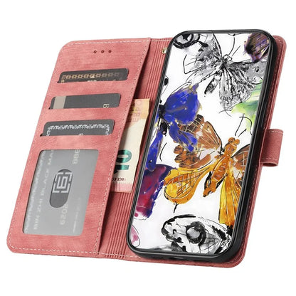 For Honor 90 Pro Leather Phone Case Butterfly Imprinted Wallet Flip Cover