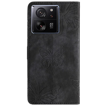For Xiaomi 13T / 13T Pro / Redmi K60 Ultra Case PU Leather Butterfly Imprinted Phone Cover