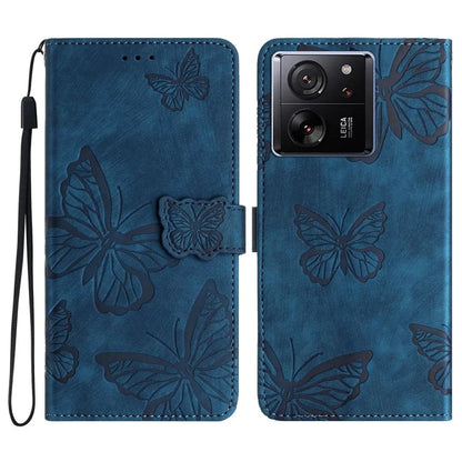 For Xiaomi 13T / 13T Pro / Redmi K60 Ultra Case PU Leather Butterfly Imprinted Phone Cover