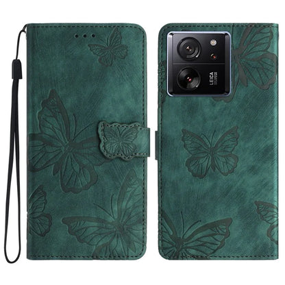 For Xiaomi 13T / 13T Pro / Redmi K60 Ultra Case PU Leather Butterfly Imprinted Phone Cover