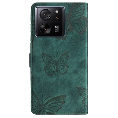 For Xiaomi 13T / 13T Pro / Redmi K60 Ultra Case PU Leather Butterfly Imprinted Phone Cover