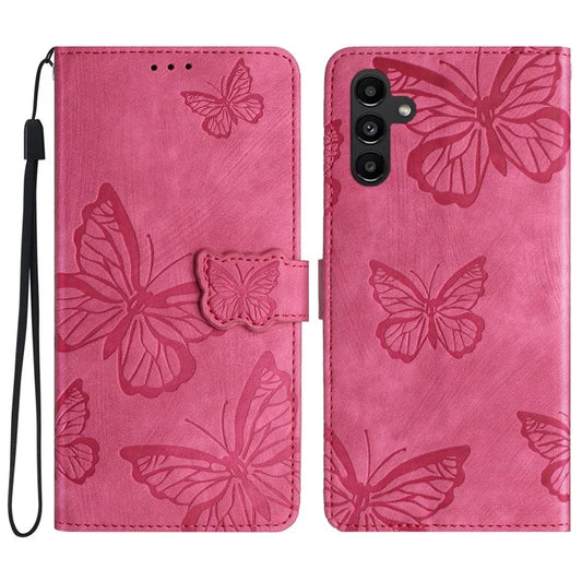 For Samsung Galaxy A05s 4G Protective Phone Case Imprinted Butterfly Stand Cover