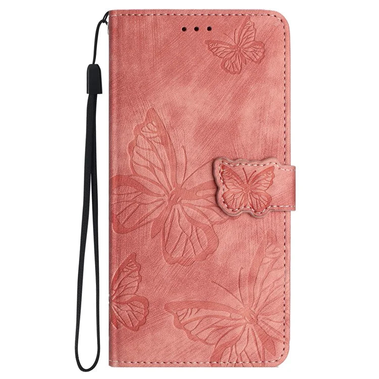 For Samsung Galaxy A05s 4G Protective Phone Case Imprinted Butterfly Stand Cover