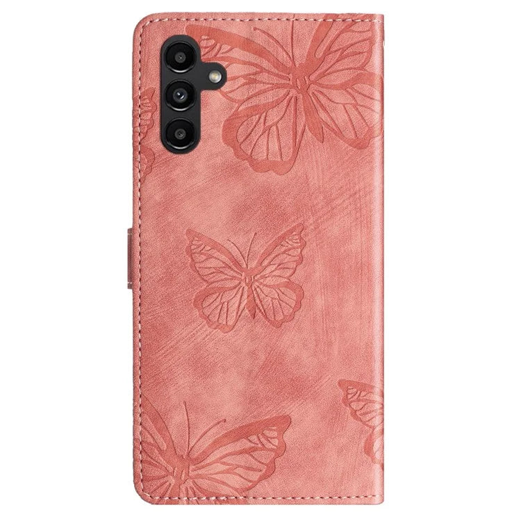 For Samsung Galaxy A05s 4G Protective Phone Case Imprinted Butterfly Stand Cover