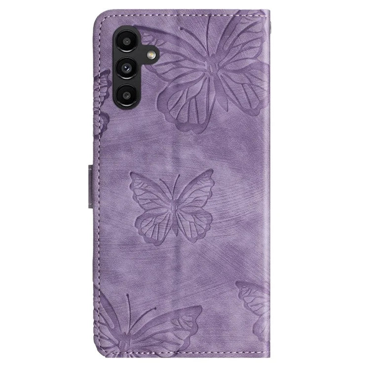 For Samsung Galaxy A05s 4G Protective Phone Case Imprinted Butterfly Stand Cover