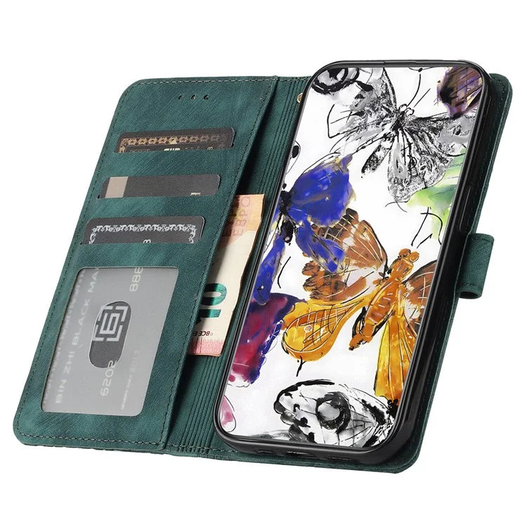 For Samsung Galaxy A05s 4G Protective Phone Case Imprinted Butterfly Stand Cover