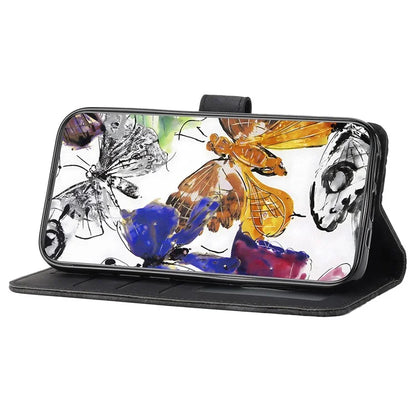 For Samsung Galaxy A05s 4G Protective Phone Case Imprinted Butterfly Stand Cover
