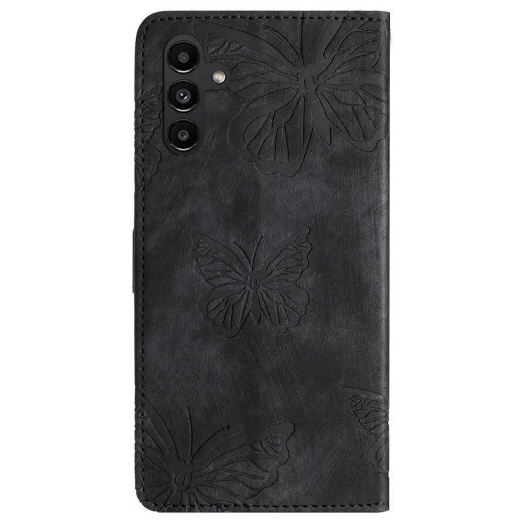For Samsung Galaxy A05s 4G Protective Phone Case Imprinted Butterfly Stand Cover