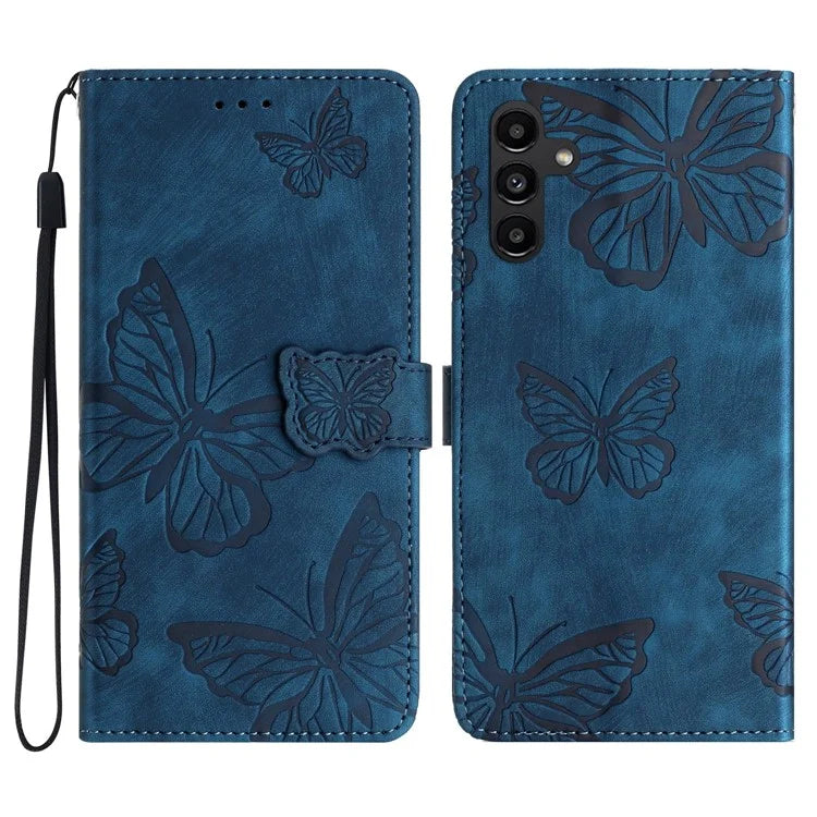 For Samsung Galaxy A05s 4G Protective Phone Case Imprinted Butterfly Stand Cover