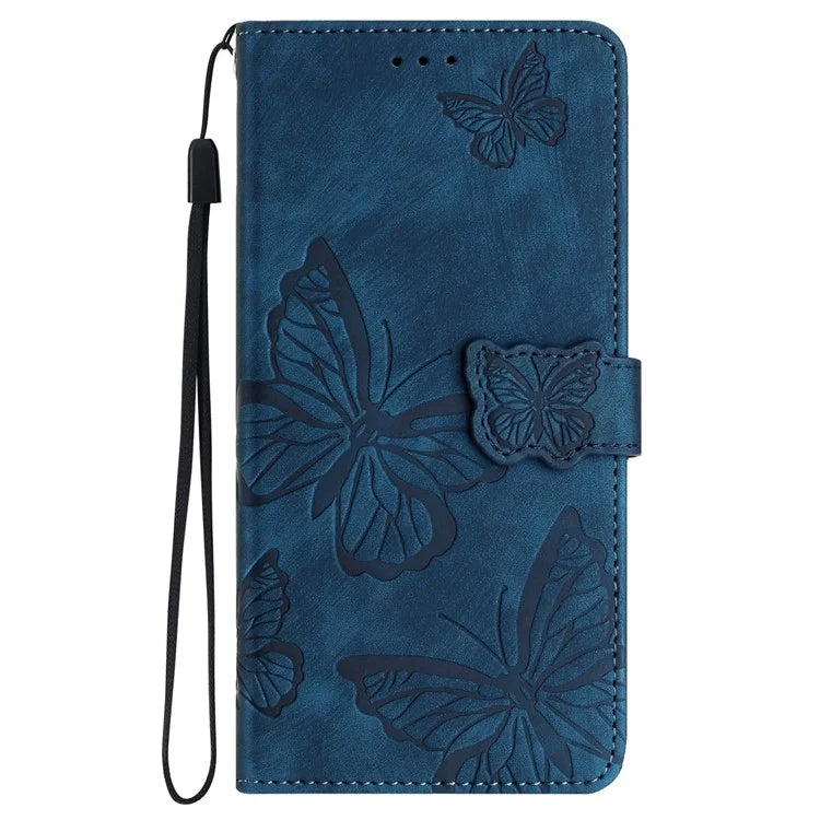 For Samsung Galaxy A05s 4G Protective Phone Case Imprinted Butterfly Stand Cover
