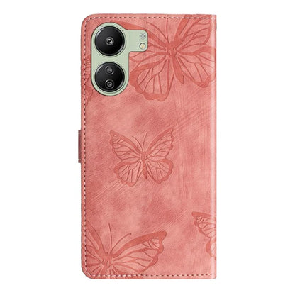 For Xiaomi Redmi 13C 4G / Poco C65 4G Case Butterfly Imprinted Skin-touch Phone Cover