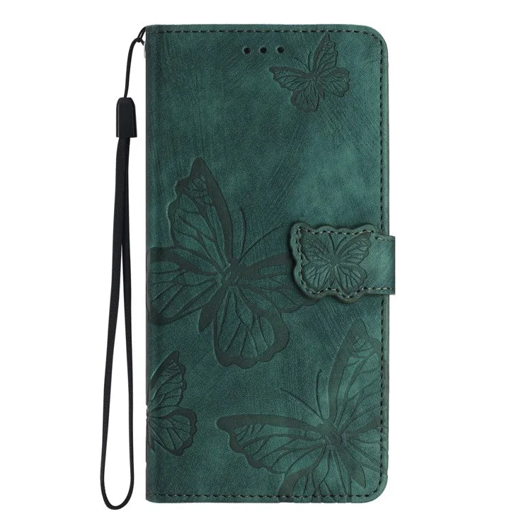 For Xiaomi Redmi 13C 4G / Poco C65 4G Case Butterfly Imprinted Skin-touch Phone Cover