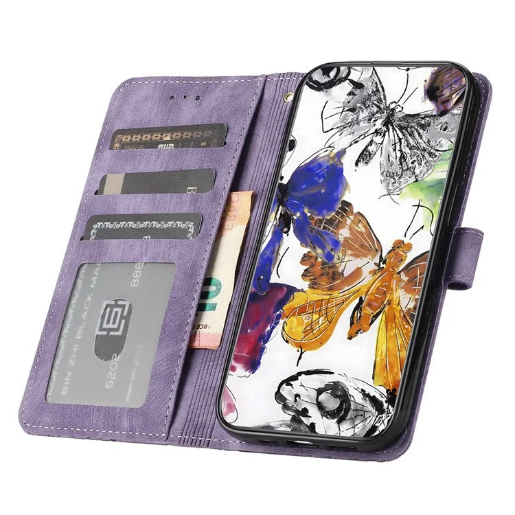 For Xiaomi Redmi 13C 4G / Poco C65 4G Case Butterfly Imprinted Skin-touch Phone Cover