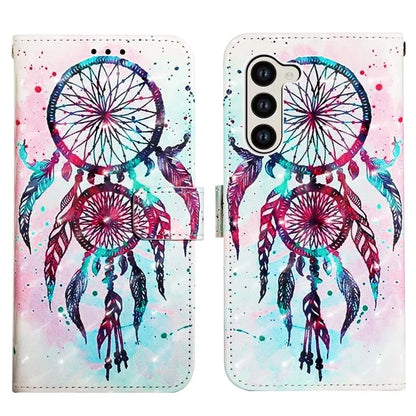 YB Pattern Printing Leather Series-2 For Samsung Galaxy S24 Case Magnetic Folio Phone Cover