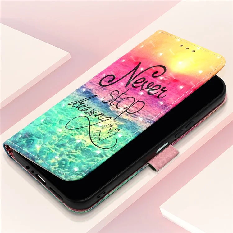 YB Pattern Printing Leather Series-2 For Samsung Galaxy S24 Case Magnetic Folio Phone Cover
